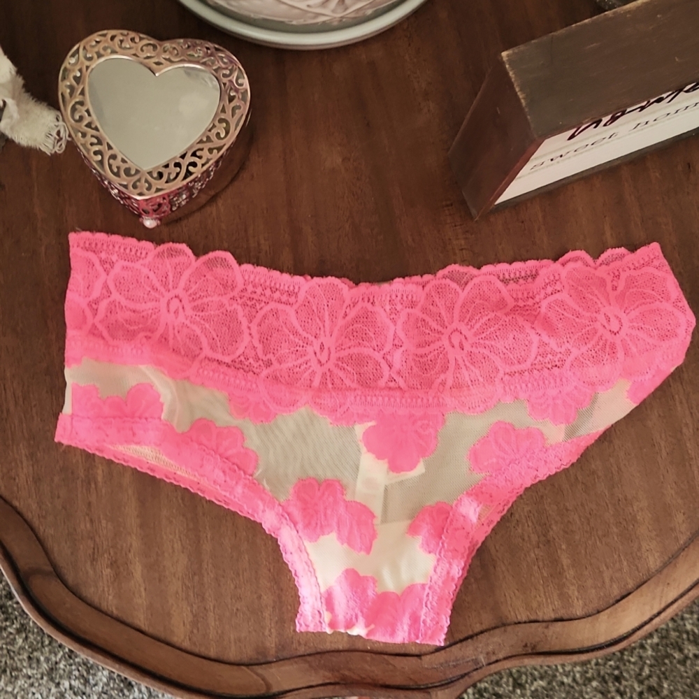 nude and pink cheeky panties